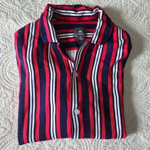 Men's Large Button-Down Viscose Resort Shirt (23" PTP)